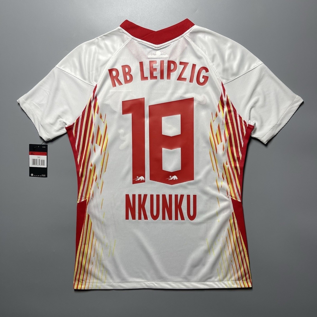 RB LEIPZIG NIKE 2020/2021 SOCCER HOME JERSEY #18 NKUNKU SIZE “L
