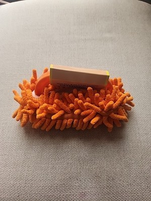 Spic and Span Hand Duster Chenille Fiber Cleaning Tool Orange New