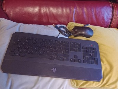 Gaming PC Tastatur Razer DeathStalker RZ03-0080 Maus RZ01-0121 DeathAdder Chrom