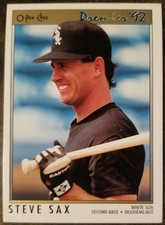 Carte Baseball Steve Sax