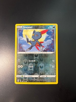 Sneasel Reverse Holo Common SWSH09: Brilliant Stars 086/172 LP