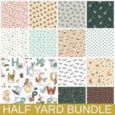 Alphabet City Half Yard Bundle by Hawthorne Supply Co