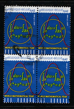 2000 Belgium 17Fr Int Year of Mathematics B4