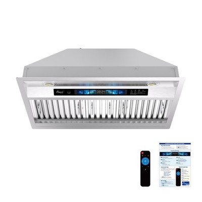 Awoco RH-BQ-XV Range Hood Insert - Voice & Gesture - 800 CFM - 6'' Top Vent