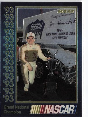 1993 Maxx Premier Plus #176 Grand National Champion
