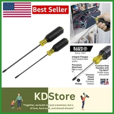 Klein Precision Machined Screwdriver Set with Cushion-Grip Handles