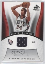 2006-07 SP Game Used Edition Authentic Fabrics Richard Jefferson #159 0a1