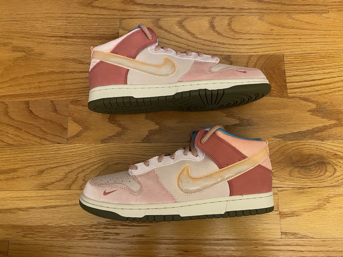 NEW Nike Dunk Mid Social Status Strawberry Milk DJ1173-600 Men's Size