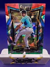 2025 Panini Select - Concourse Noble Meyer #51 Red & Green Ice Prizm (RC)