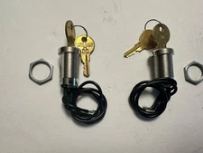 Electric 2 Positions ON OFF Metal Key lock Switch with Keys 2 pieces Made in USA