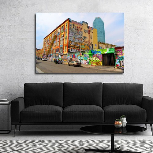 5Pointz building Graffiti Canvas Print Wall Art Poster 30 x 20 Five pointz NYC - Picture 4 of 5