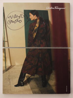 VIRGIL ABLOH SIGNED AUTOGRAPH SALVATORE FERRAGAMO WALLPAPER SEPT