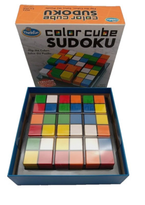 Sudoku Color Cube  Flip Cubes Solve the Puzzle New Open Box