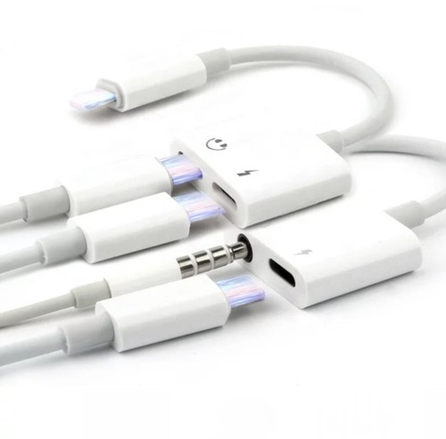 USB Type C to 3.5mm AUX Audio Dual Headphone Cable Adapter For Samsung Phones - 第 2/7 張圖片