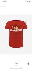 Liverpool FC 19/20 Premier Champion T Shirt Mens Size:S Red New With Tag 