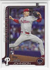 2025 Seth Johnson Topps Series 2 RC Rookie Card Philadelphia Phillies #362