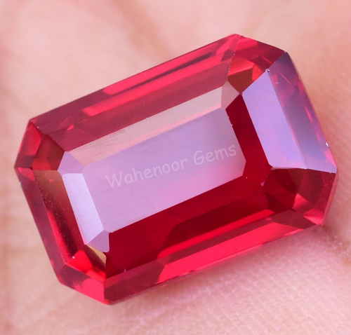 22.30 Ct Natural Blood Red Mozambique Ruby Emerald CERTIFIED Flawless Gemstone - Picture 6 of 7