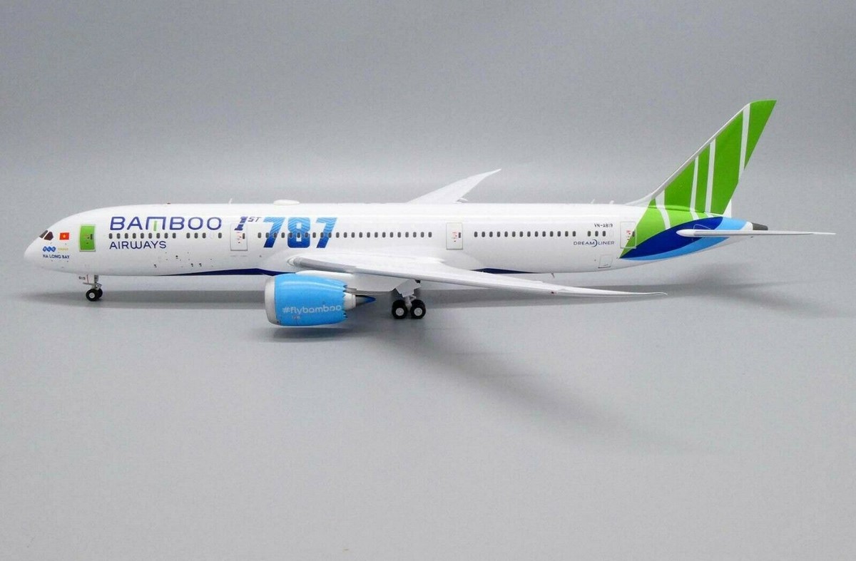 B787-9 DREAMLINER BAMBOO AIRWAYS REG: VN-A819 WITH STAND