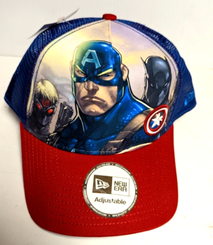 CAPTAIN AMERICA ULTIMATES BLACK PANTHER HAWKEYE HAT NEW ERA SNAPBACK 2011 - Picture 1 of 1