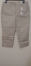 New Charter Club Classic fit Cotton Pants PANTS Size 4 NWT