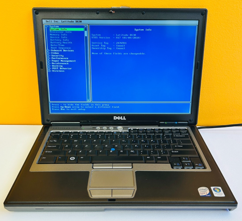 Dell Latitude D630 Intel Core 2 Duo 2.20 GHz, 2 GB RAM, 14" Laptop. Tested!