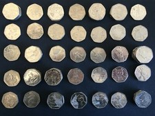 50P COINS CIRCULATED BEATRIX POTTER/PADDINGTON /SHERLOCK HOLMES/OLYMPICS/BREXIT