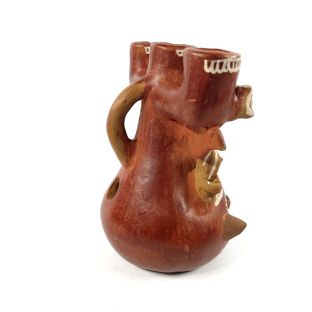VTG Clay Terracotta Peruvian Peru Quinua Folk Art Pottery