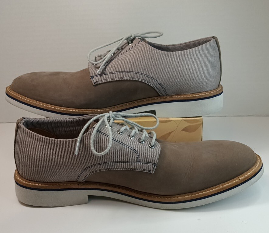 1901 Men\'s Suede Grey Oxford Shoes sz 11.5 1901 | Shoes | 91 Mens Carson Light Sand Gray Suede Leather  main image 4