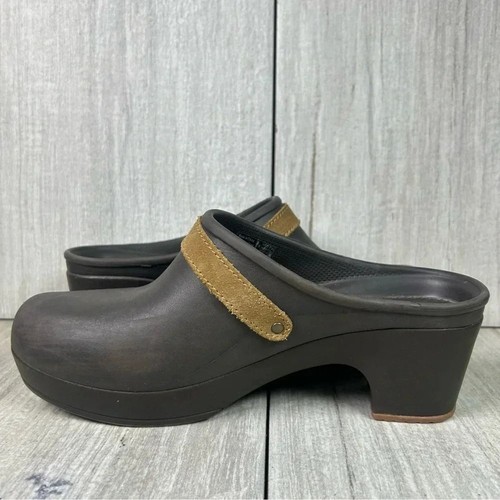 Crocs Sarah Zoccolo Mule Slip On Scarpa Con Tacco Comoda Casual Donna Taglia 8 - Foto 2 di 10