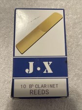 10 Pack J.X Bb Clarinet B flat Reeds # 2.5 Strength 2 1/2