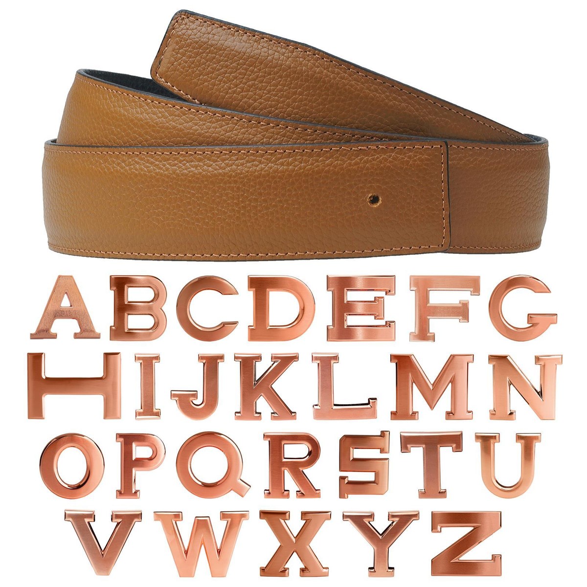Men's Western Ostrich Print Leather Brown Belt by Ariat – Wild West Living