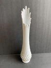 FENTON Milk Glass Hobnail White Vase 15”H EXCELLENT