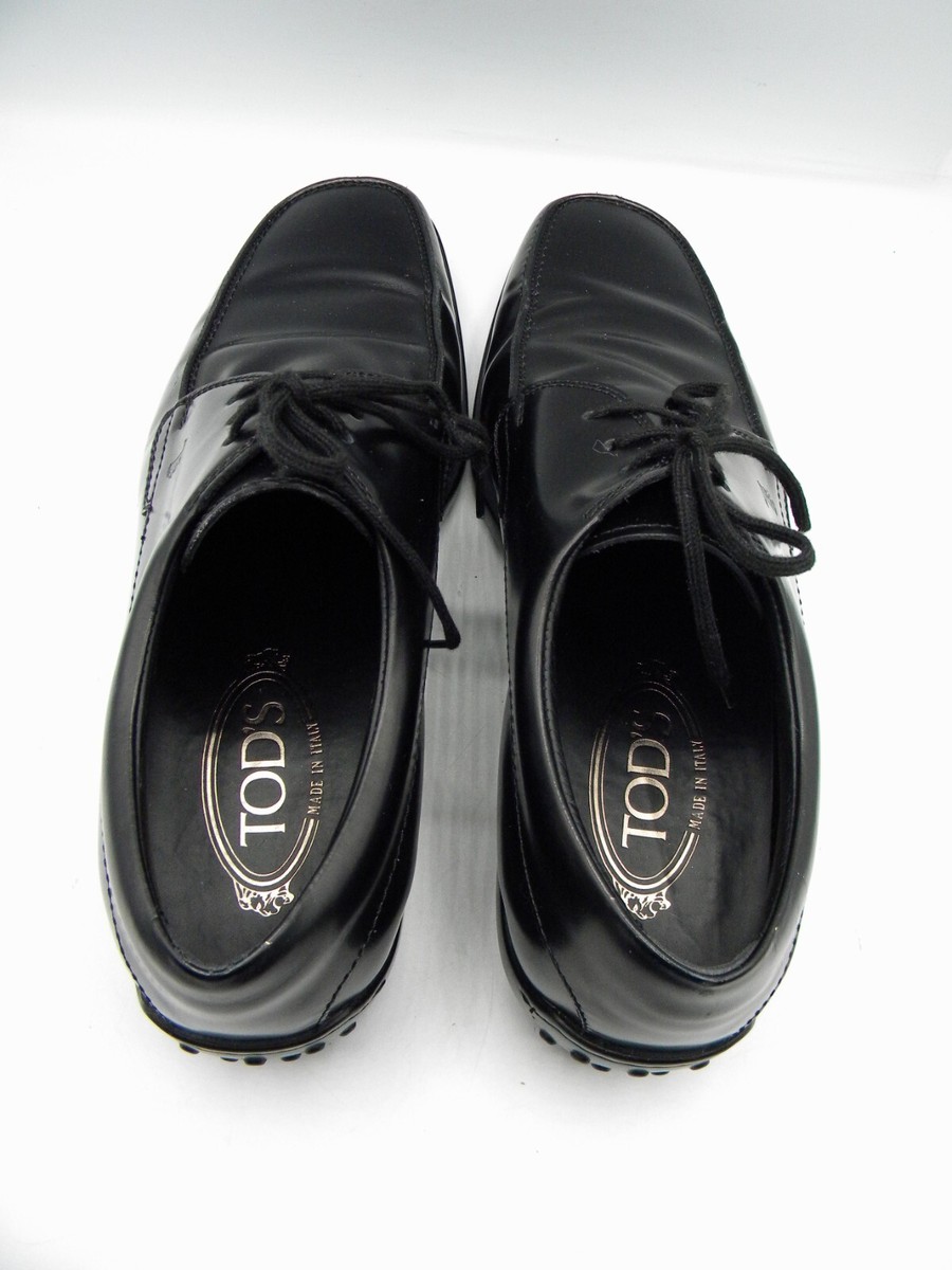 \'Tod\'s Black Leather Oxford Shoes Men US size 7.5 Tod main image 2
