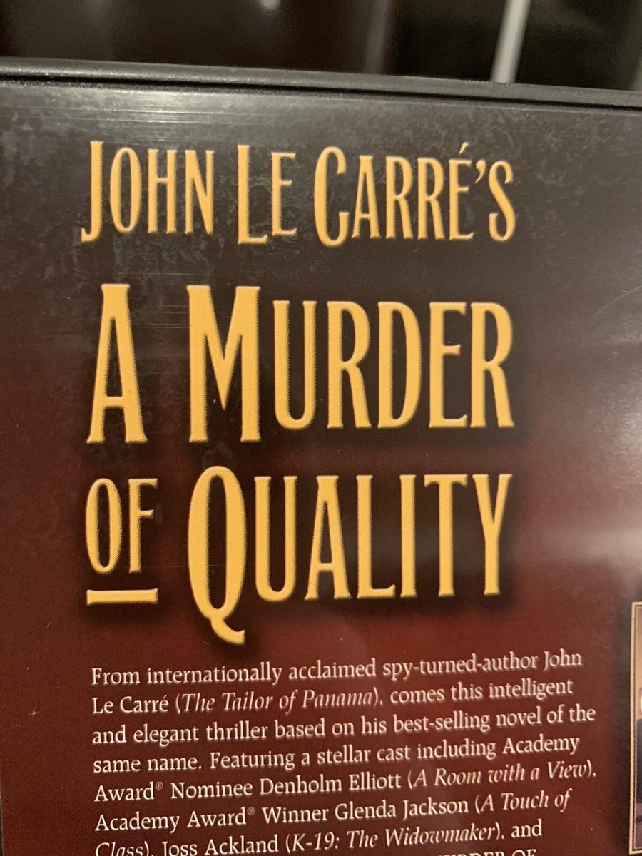 (未使用･未開封品)Murder of Quality [DVD] A Murder Of Quality | eBay