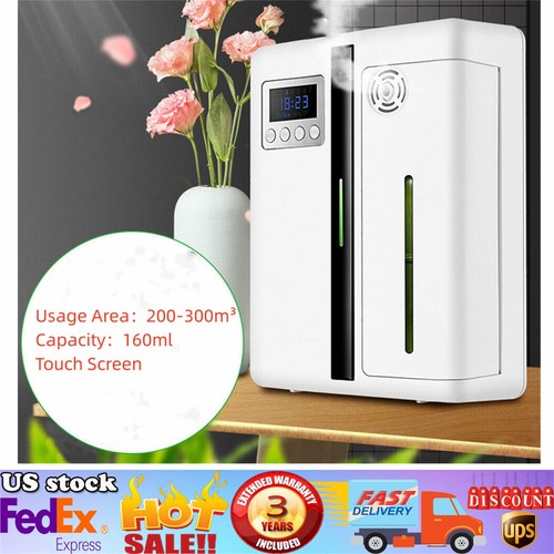 160ml AC 12V Essential Oil Aroma Diffuser Fragrance Machine White US