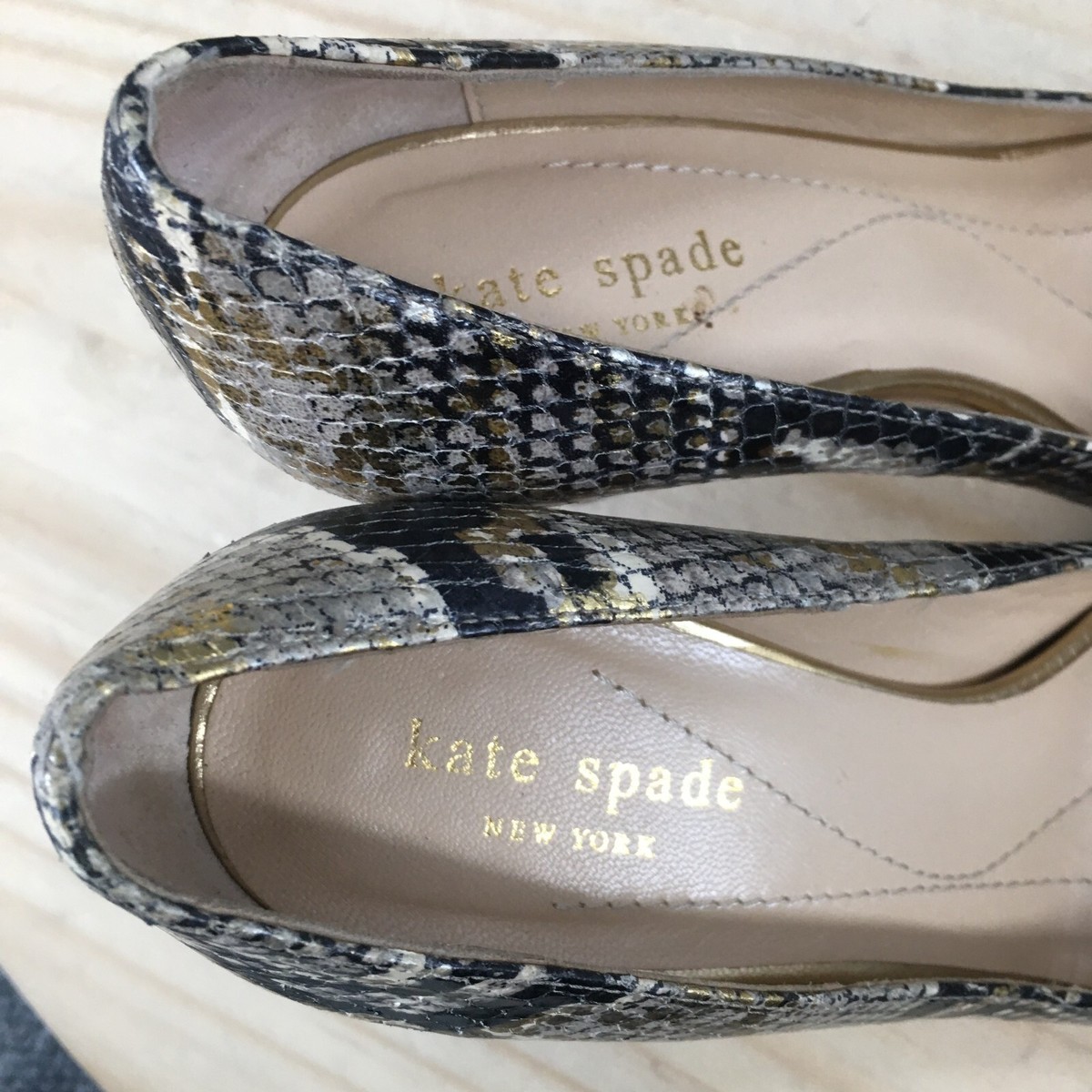 Kate spade NEW YORK ピカピカ ニーハイブーツ Kate Spade New York Heels Womens 6 B Stiletto Pumps