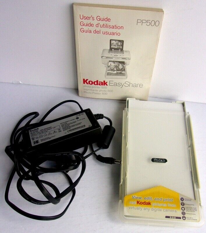 KODAK EASY SHARE PHOTO PRINTER HPA-602425A0 POWER ADAPTER PAPER DOCK TRAY, GUIDE