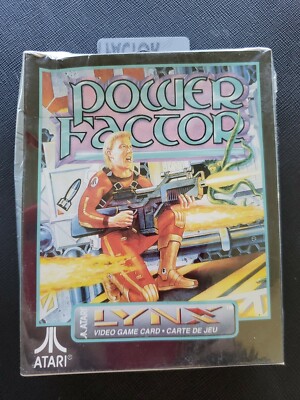 POWER FACTOR Atari Lynx NEW DAMAGED Factory Sealed