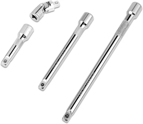 4 PCS 1/4 Inch Drive Extension Bar Set, Drive Socket Extension Set Includes
