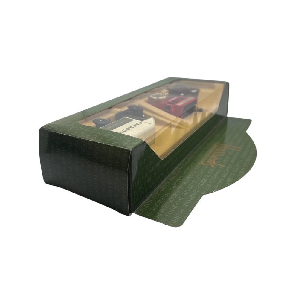 Harrods Knightsbridge Horse Drawn Omnibus & Morris Parcels Van Die-Cast Set NIB - Image 4 of 4