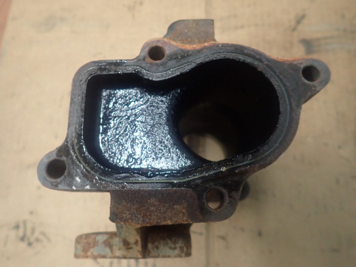Kubota V3800 TIEF4 Diesel Engine Turbo Muffler Flange 1J586