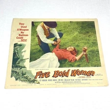 Five Bold Women 1959 Original Lobby Card Movie Poster Jeff Morrow Merrie Anders