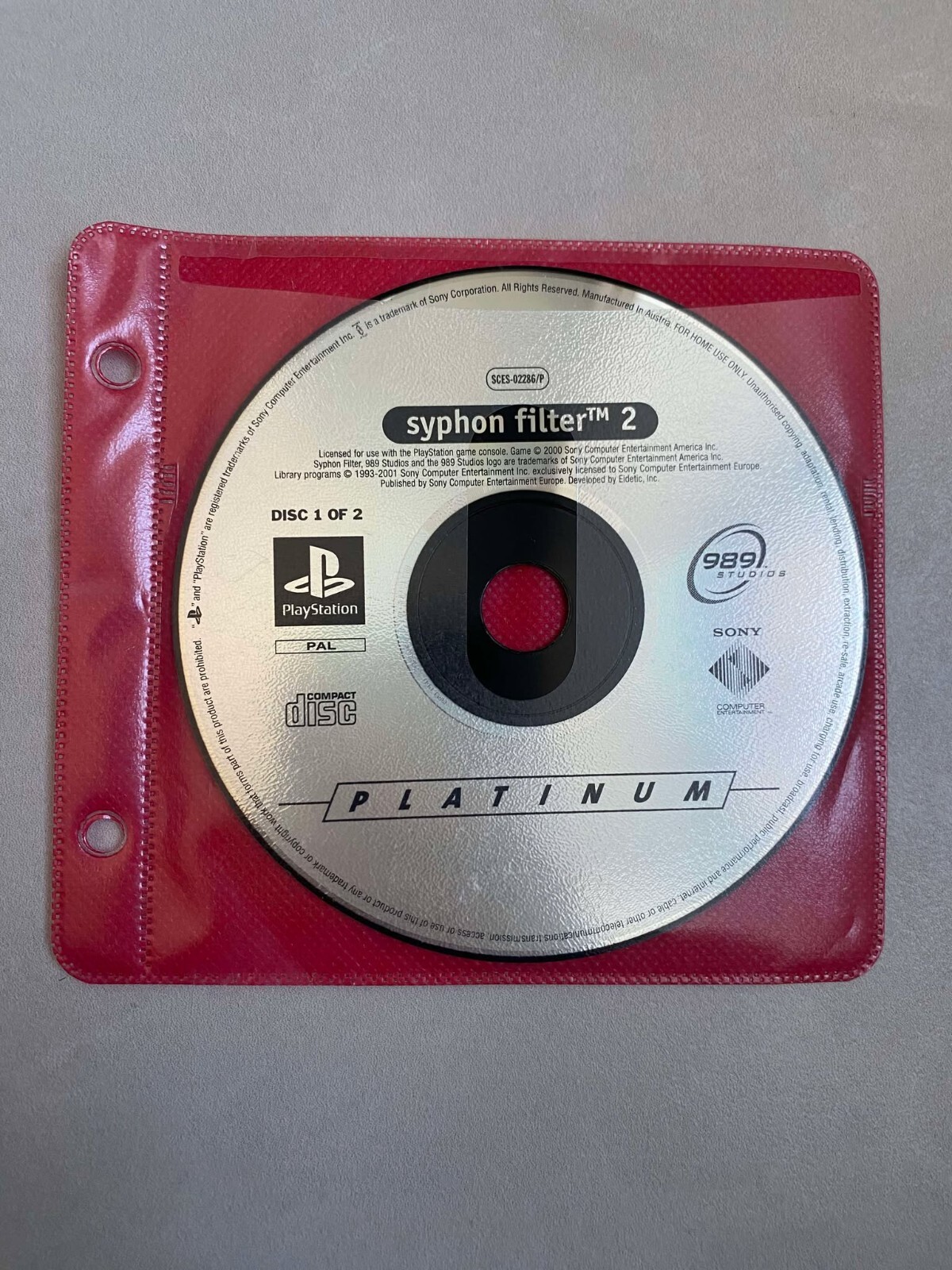 Syphon Filter 3 - Platinum - Sony PlayStation PS1 - PAL FR - Double CD Uniquemen