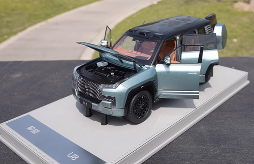 1:18 BYD Yangwang U8 SUV veicolo da fondo pressofuso modello auto nuova energia - Foto 12 di 22