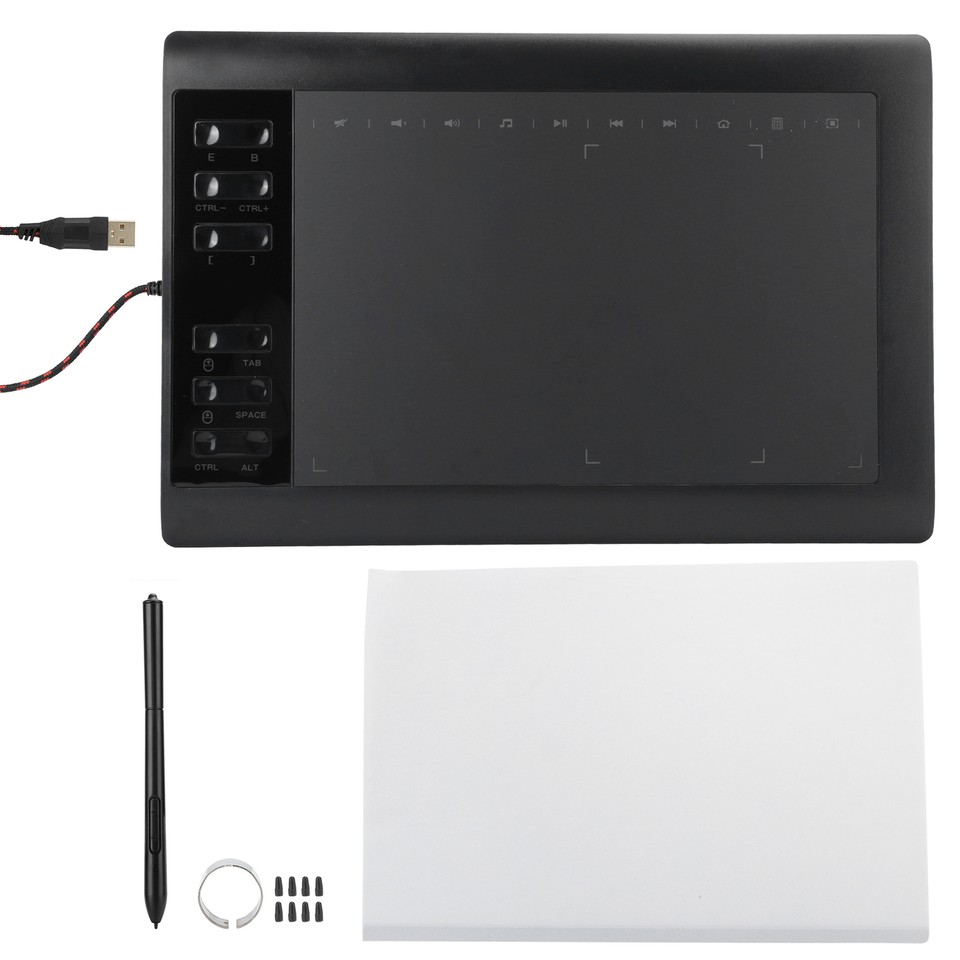 Digitizing Drawing Board 10x6 Inch Graphic Drawing Tablet Digital