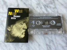Willie Nelson Super Hits CASSETTE Tape 1994 Columbia CT 64184 On The Road Again