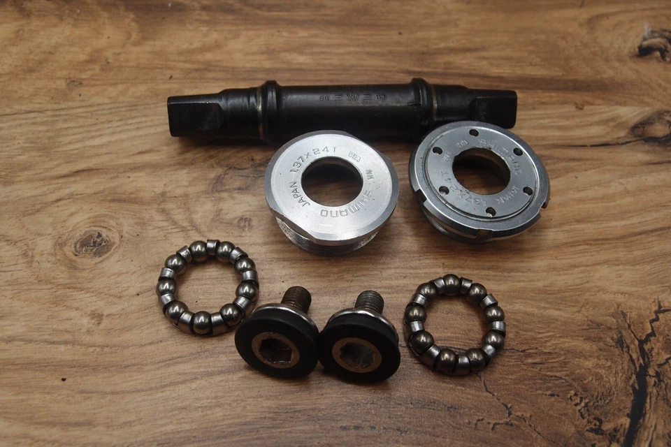 bottom bracket Shimano D-3H made in Japan 1989 113 mm length BSA / 68 mm - Image 4 of 4