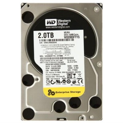 Western Digital RE4 2TB,WD2003FYYS,7200RPM,3.5'' Internal Enterprise Hard Drive