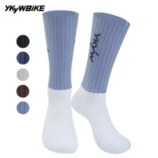 YKYWBIKE Unisex Aero Cycling Socks Aerodynamics Road Bike Racing Anti-Slip Socks