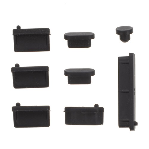 3 Sets Universal Laptop Silicon Dust Plugs Computer Anti Dust Cover